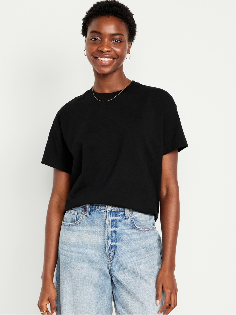Classic Crewneck Women’s T-Shirt in Black